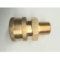 Lavadora de alta pressão 1/4 &quot;macho NPT-M acoplador de latão de engate rápido 5000 PSI